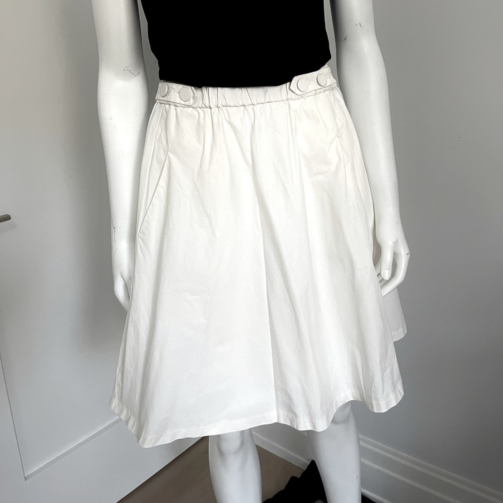 Bundle of 2 for $20 Ivory flowy Circle skater skirt